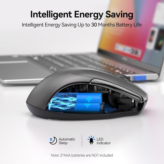 Thumbnail 5 de TECKNET Bluetooth Mouse 4800 DPI, 30‑month battery life 🖱