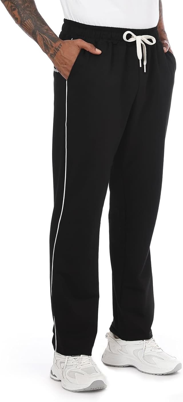 Detalle 2 de Vortewind Jogginghose Herren aus Baumwolle mit 3 Taschen, atmungsaktiv & elastischer Bund