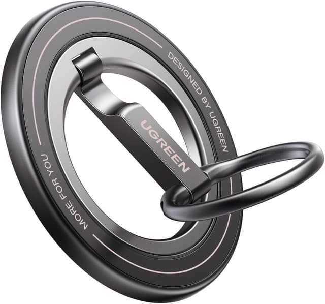 Detalle de UGREEB Magnetic Phone Ring Grip for iPhone 17 Pro Max
