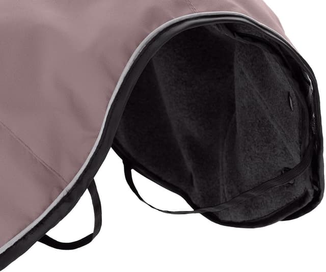 Detalle 2 de HUNTER Hundemantel Uppsala 2in1 in Altrosa (Größe 30) – wasserabweisend mit herausknüpfbarem Innenfutter
