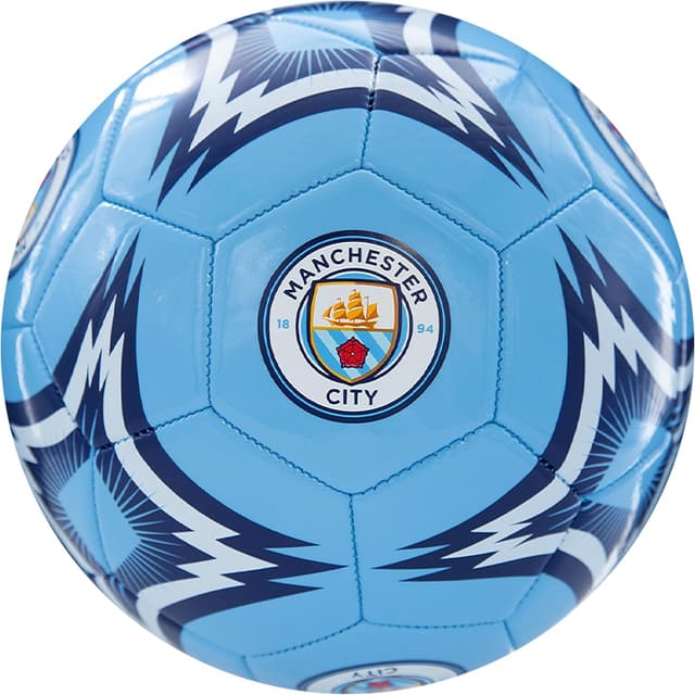 Detalle 2 de Icon Sports Manchester City FC Official Soccer Team Ultimate Fan Pack for Kids (Jacket, T-Shirts, Scarf & Ball)