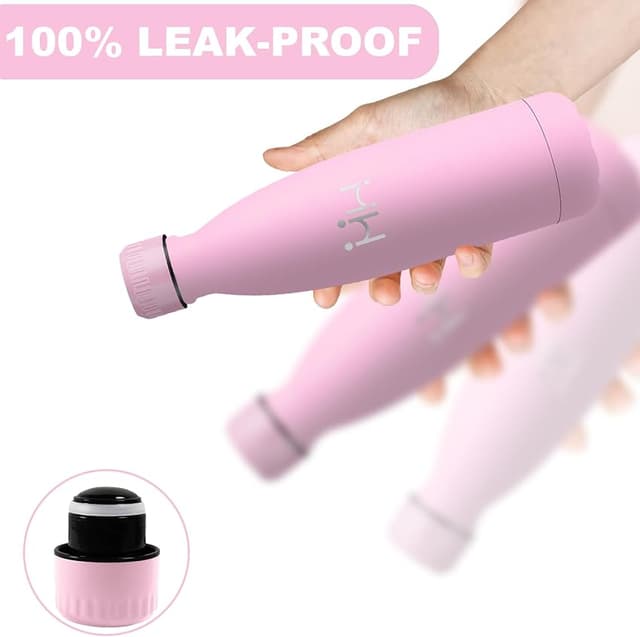 Detalle 2 de Botella Acero Inoxidable 500 ml para escuela y viaje 💧