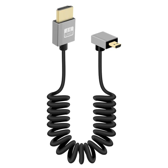 Detalle de RIIEYOCA 4K Micro HDTV Cable 90°