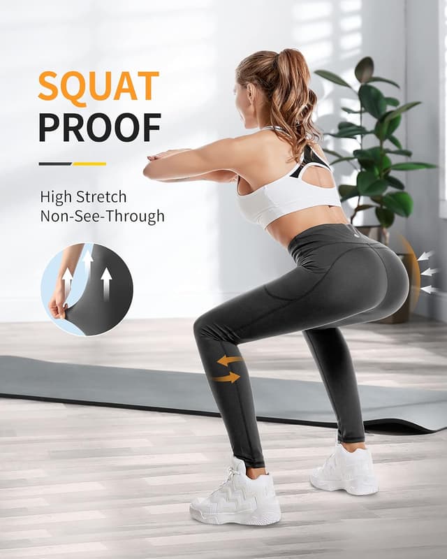 Thumbnail 6 de CAMBIVO Sport Leggings Damen lang mit Handytasche, High Waist Blickdicht 4-Wege-Stretch