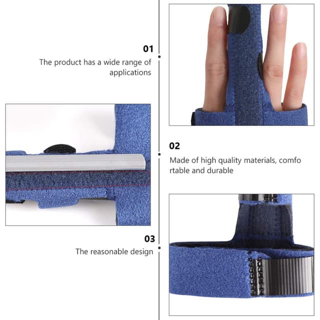 Detalle de Finger splint brace for trigger finger, mallet finger & locked fingers – EXCEART finger support