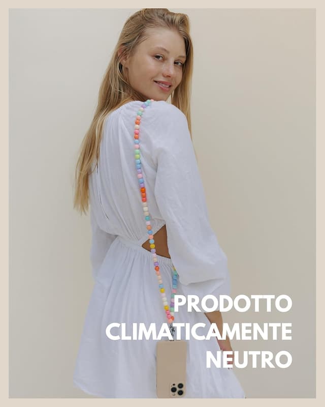 Detalle de GD GOOD.designs catena per cellulare con perline 130 cm