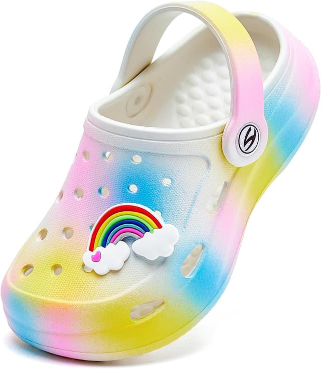 Detalle de HOBIBEAR kid’s garden shoes & cartoon slides clogs