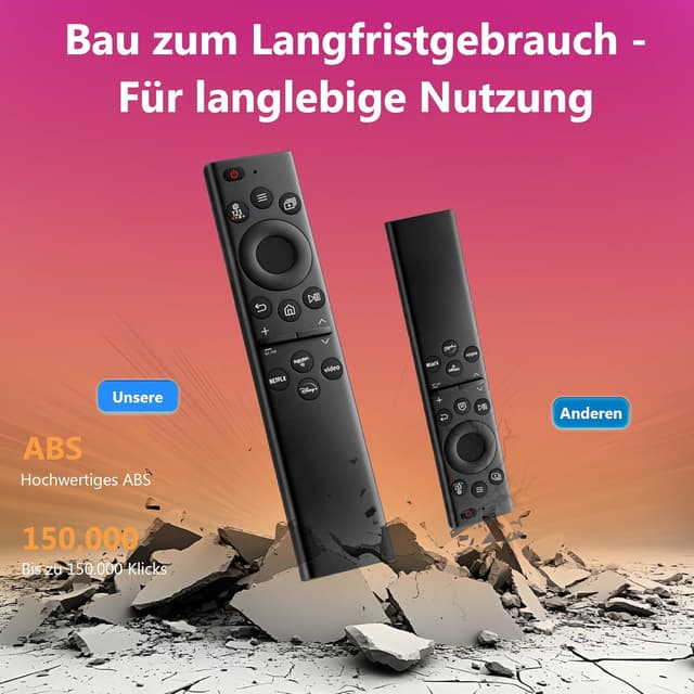 Thumbnail 6 de ZYK universal IR remote replacement for Samsung Smart TVs with 4 shortcut buttons