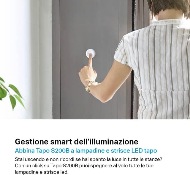 Detalle 1 de TP-Link Tapo S200B Smart Button per casa intelligente 🔘