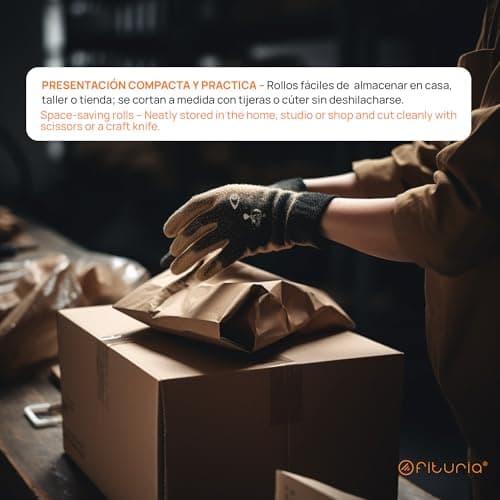 Thumbnail 4 de OFITURIA Papel Kraft Marrón 0,60×15 m 📦