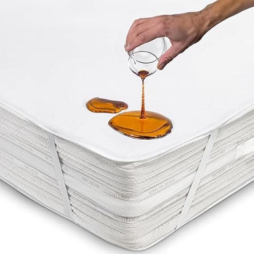 Detalle de Protector Colchón 135x190 cm Impermeable y Transpirable