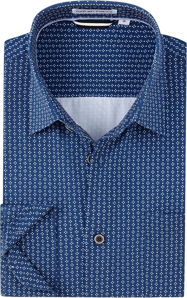 Detalle de Alex Vando Printed Dress Shirt 👔