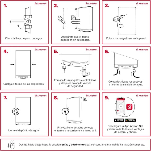 Thumbnail 4 de Ariston Velis Pro Wifi 80L 🌊 Termo Eléctrico Bajo Consumo