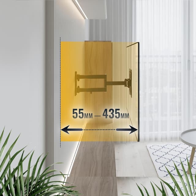 Thumbnail 6 de RICOO S2222 support mural TV 50 pouces