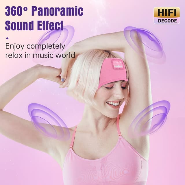 Detalle de MUSICOZY Sleep Headphones Bluetooth 5.4