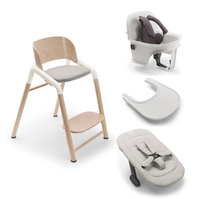 Detalle de Bugaboo Giraffe Trona Pack madera natural