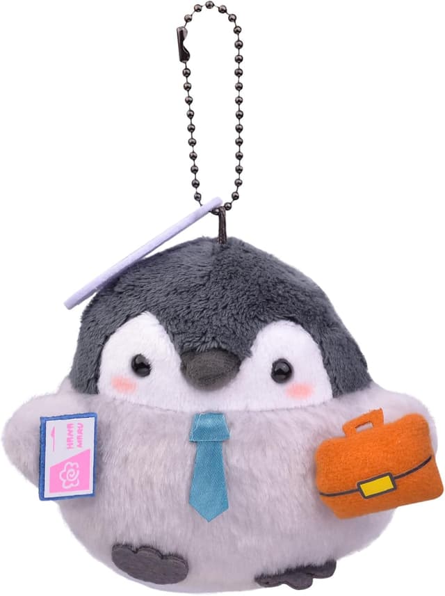 Detalle de Pinguin Plüsch Schlüsselanhänger 8x7x9 cm