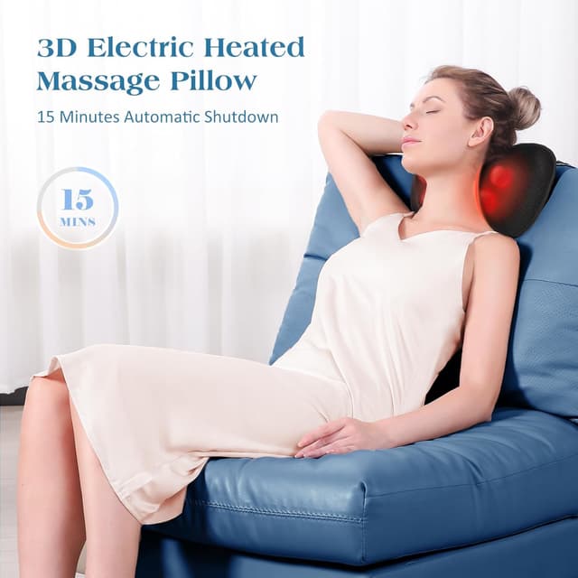 Thumbnail 1 de CURECURE Cojín masajeador Shiatsu 3D 15 min