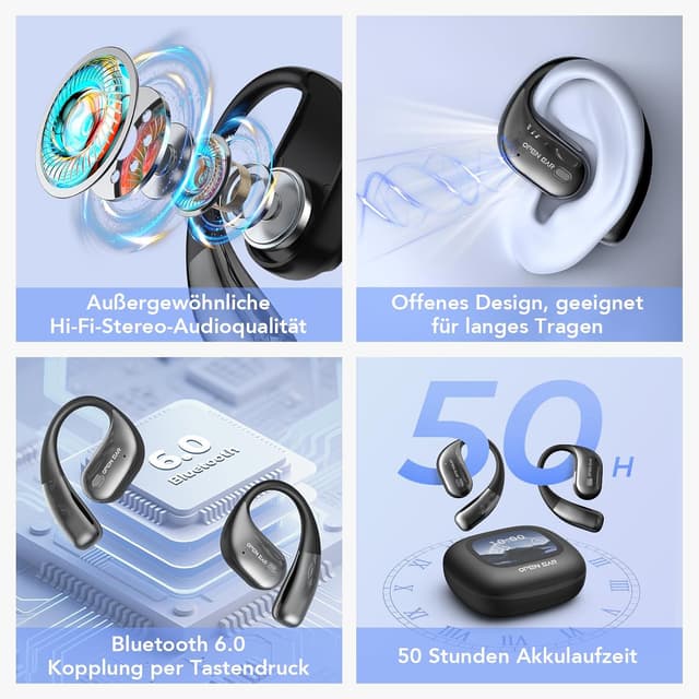 Detalle de BEARTAIN KI-Übersetzerkopfhörer 150 Sprachen