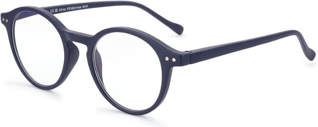 Detalle de ZENOTTIC Blaue-Licht-Blockieren-Brille mit rundem Retro-Rahmen (Leicht, Damen & Herren) – bis zu 90% Blaulicht-Blockierung