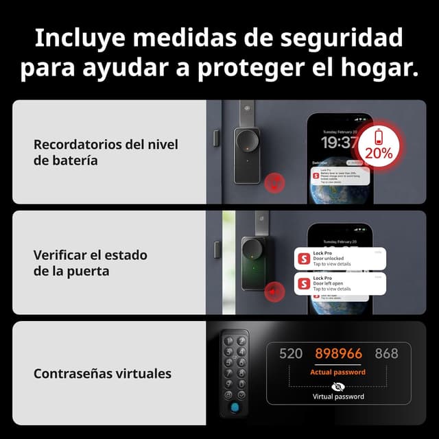 Thumbnail 8 de SwitchBot Lock Pro WiFi 🏡 Cerradura Inteligente Sin Llaves