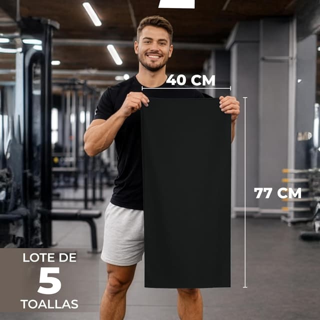 Thumbnail 1 de ZENACROSS Toalla Microfibra 40 x 77 cm lote 5