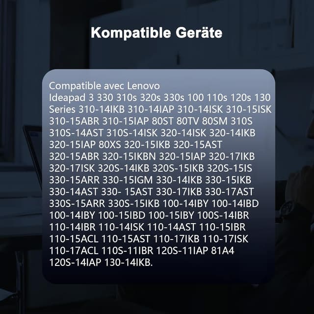 Detalle 2 de Lenovo Ideapad Netzteil Ladekabel 65W