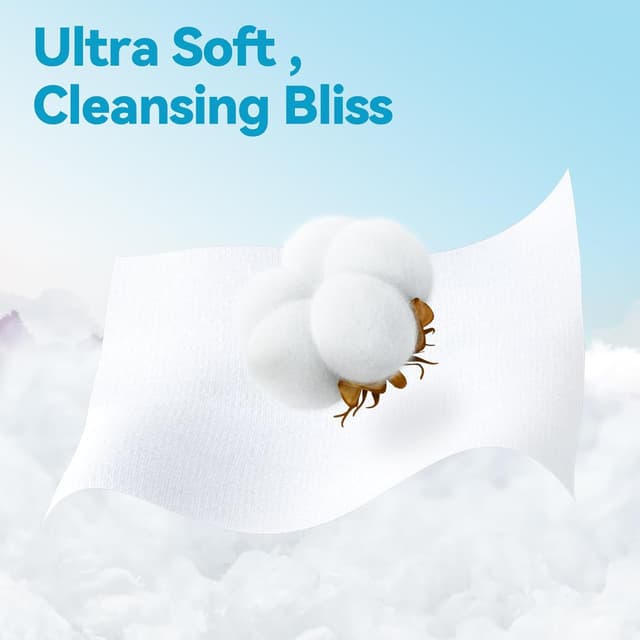 Detalle de Winner Soft Face Towels Thick Disposable Facial Towelettes (Unscented, Hangable Packs)