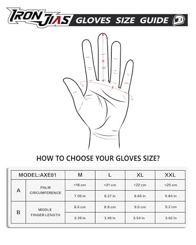 Thumbnail 8 de IRON JIA'S Guanti moto invernali impermeabili touchscreen ⛑