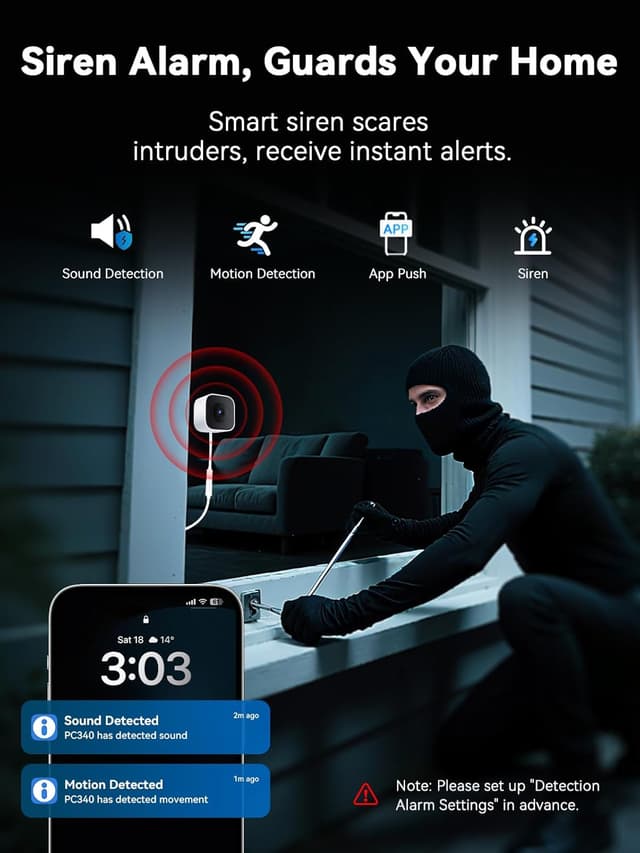 Thumbnail 5 de Outinput 3MP 2K Indoor Window Camera