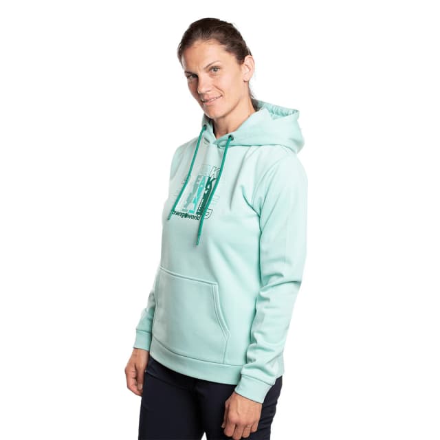 Detalle de Trangoworld Sallena: sudadera de mujer para senderismo y trekking