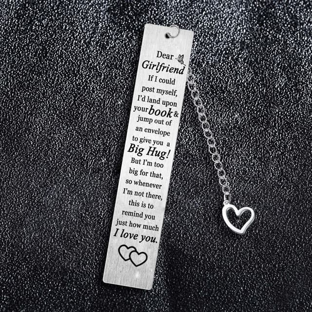 Detalle de Girlfriend Bookmark stainless steel keepsake gift