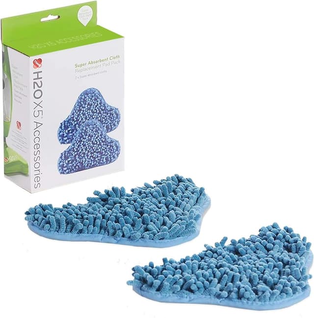 Detalle 2 de H2O X5 Super Cleaning Kit cloth pack (pack of 5) for steam mops & steam cleaners