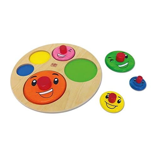 Detalle de Edufun BSM Pédagogie Montessori EF21111 – Les cercles en bois (diamètres et couleurs)