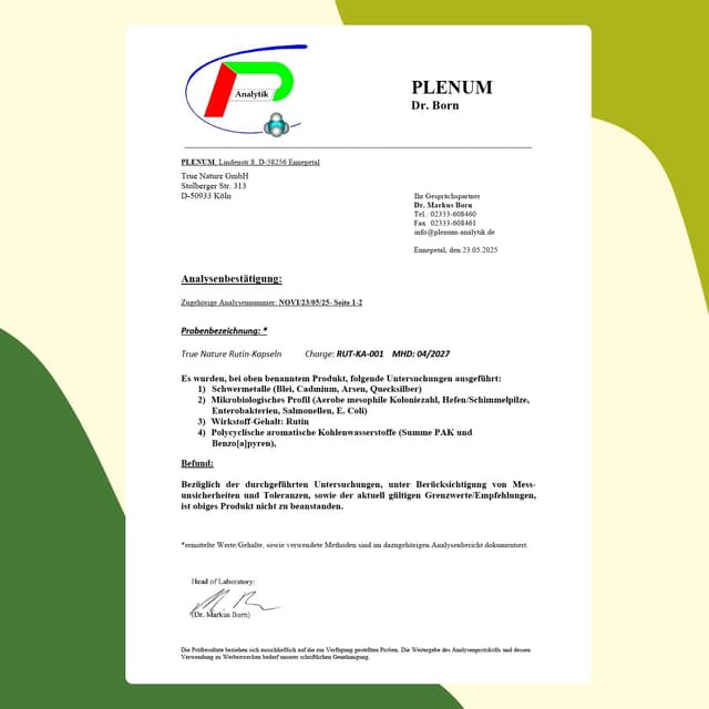 Thumbnail 6 de TRUE NATURE Rutin Kapseln 240 Stk.