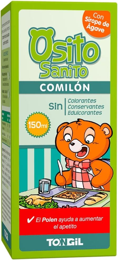 Detalle de Osito Sanito Comilón 150 ml jarabe