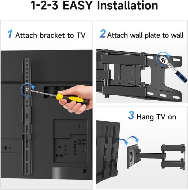 Thumbnail 5 de suptek MA001 36.8cm Slim Full Motion TV Bracket