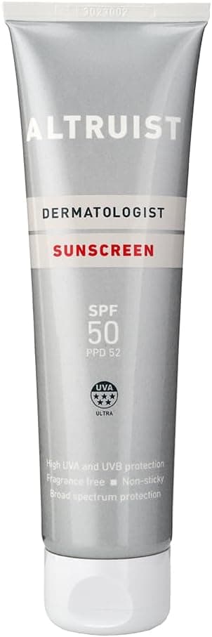 Detalle de ALTRUIST Suncreen SPF50 100 ml: protezione solare high-performance senza profumo