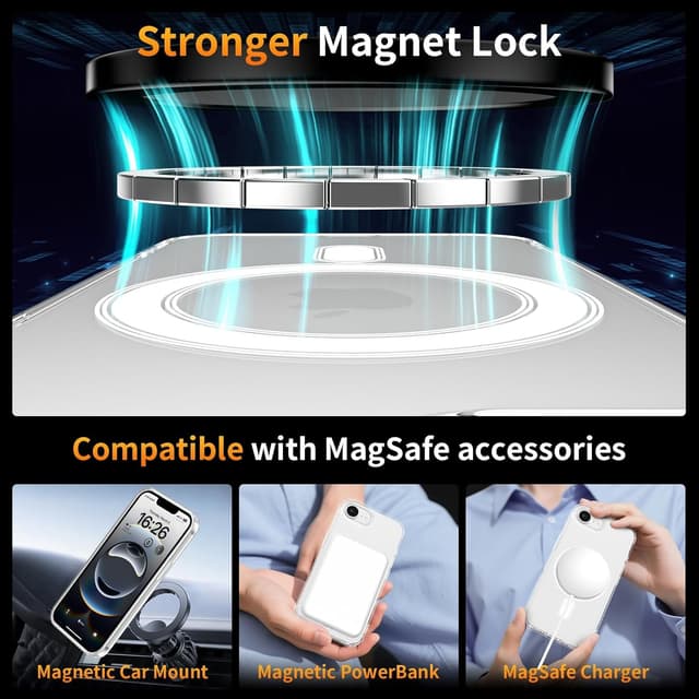 Thumbnail 3 de YNMEacc 5 in 1 Magnetic Case for iPhone 16e