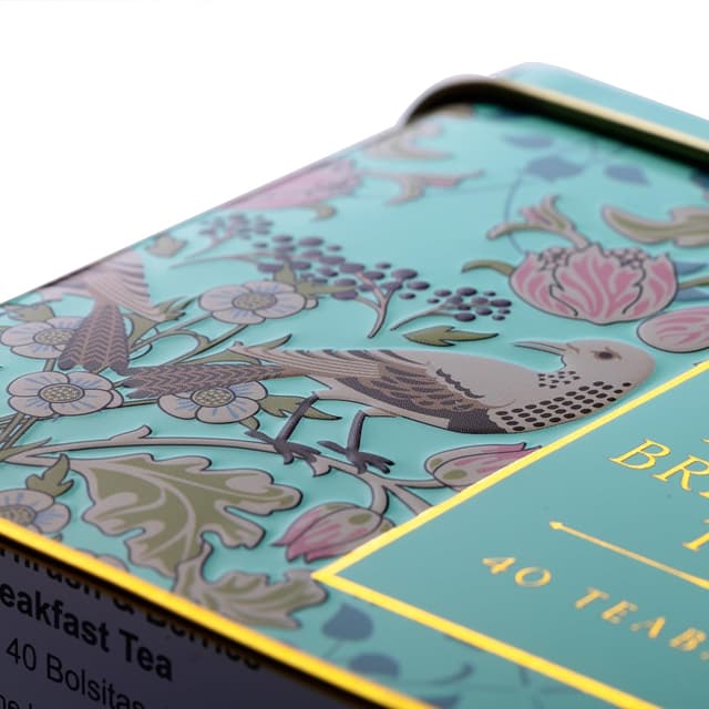 Thumbnail 5 de New English Teas Song Thrush and Berries Tea Tin 40 Tea Bags