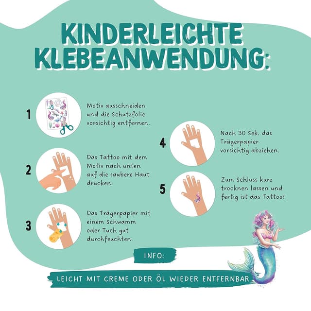 Detalle 2 de Papierdrachen Kindertattoos 28 Set
