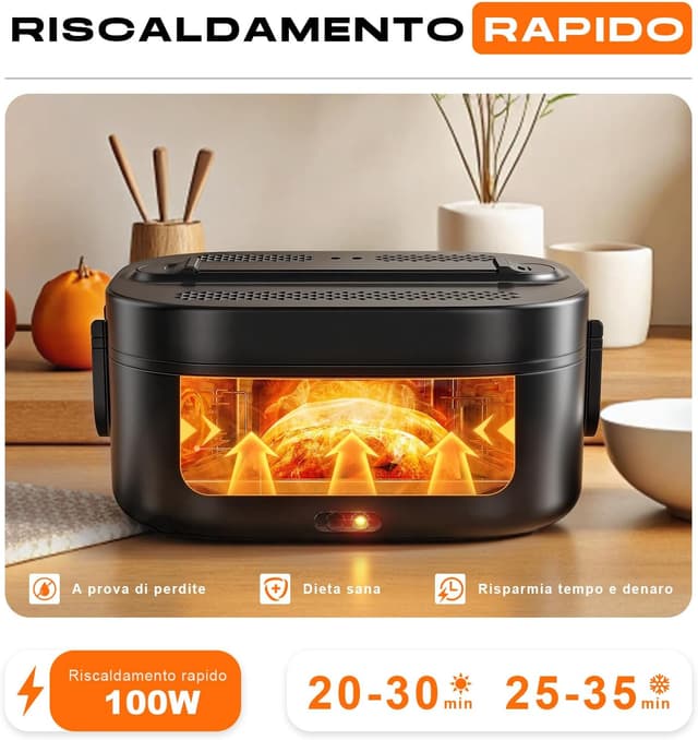 Detalle 2 de YEEFON Scaldavivande Elettrico Portatile 100W 1,5L