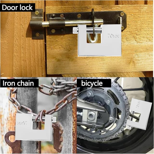 Thumbnail 6 de ASelected Candado pesado 70 mm para exteriores