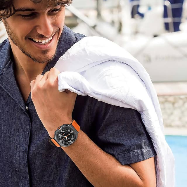 Detalle 2 de Tasikar No Gap Bands soft silicone sport strap for Samsung Galaxy Watch Ultra 47mm (2024/2025)