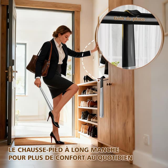 Detalle de ZOMAKE Chausse-pied Long 42 cm lot de 2