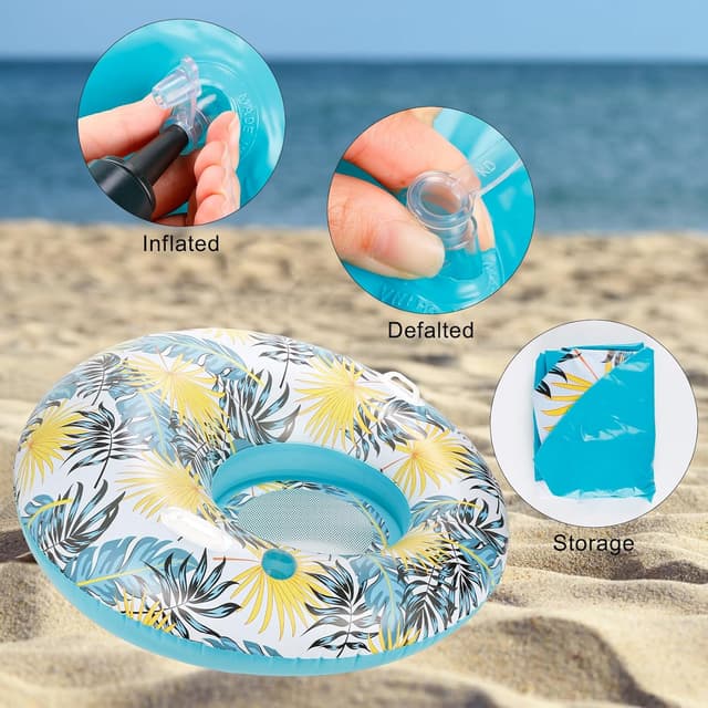 Thumbnail 7 de CYFIE Colchoneta Piscina Flotante ☀️ - ¡Relájate y disfruta!