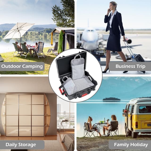 Thumbnail 6 de Organizador Maleta Compression Cubes 3 piezas Gris