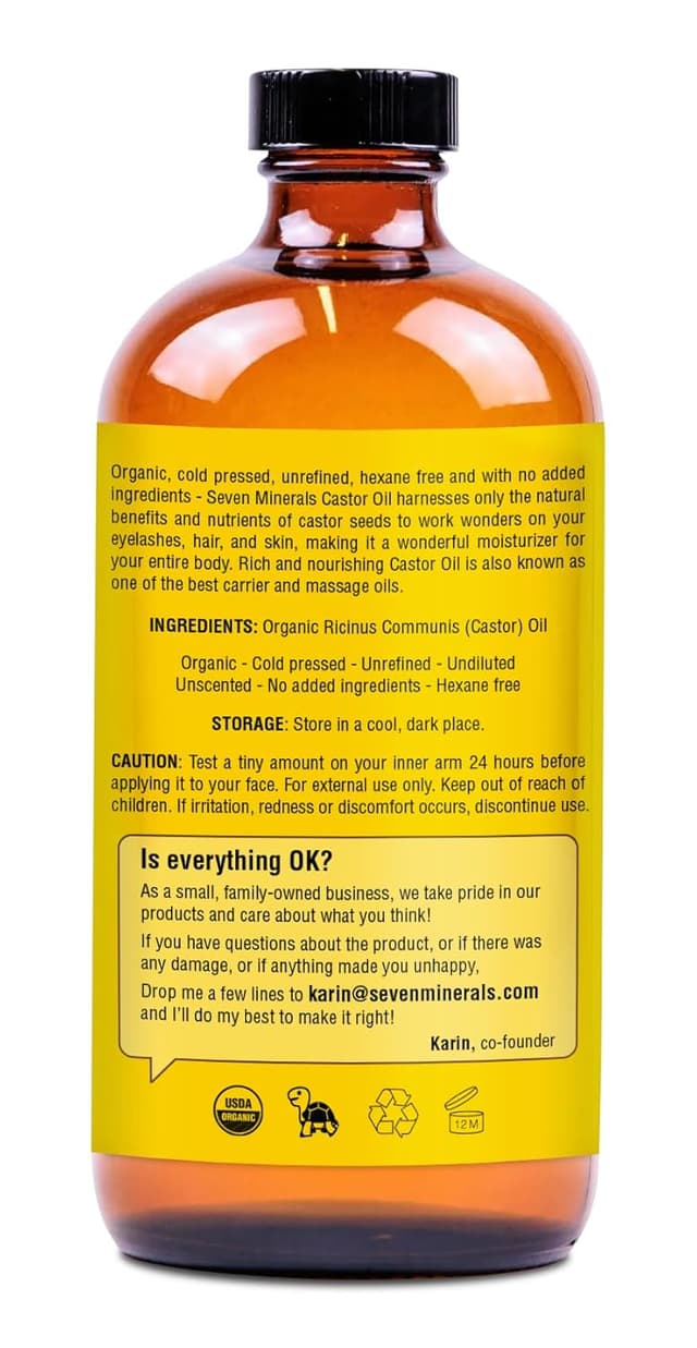 Thumbnail 4 de Seven Minerals Castor Oil 16 fl oz bottle