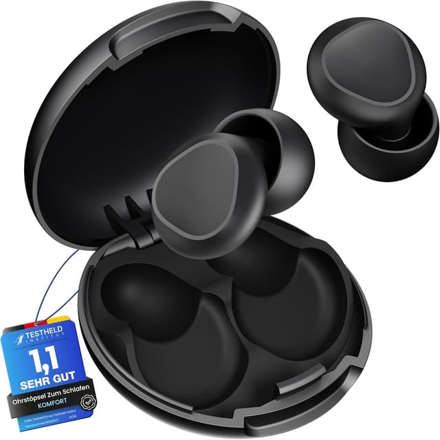 Detalle de Sokzixx Ohrstöpsel zum Schlafen mit 35 dB Schalldämmung (SkinFit™-Technologie), 4 Größen