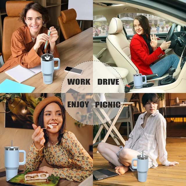 Detalle 2 de WATERSY Thermobecher To Go 20 oz, blau